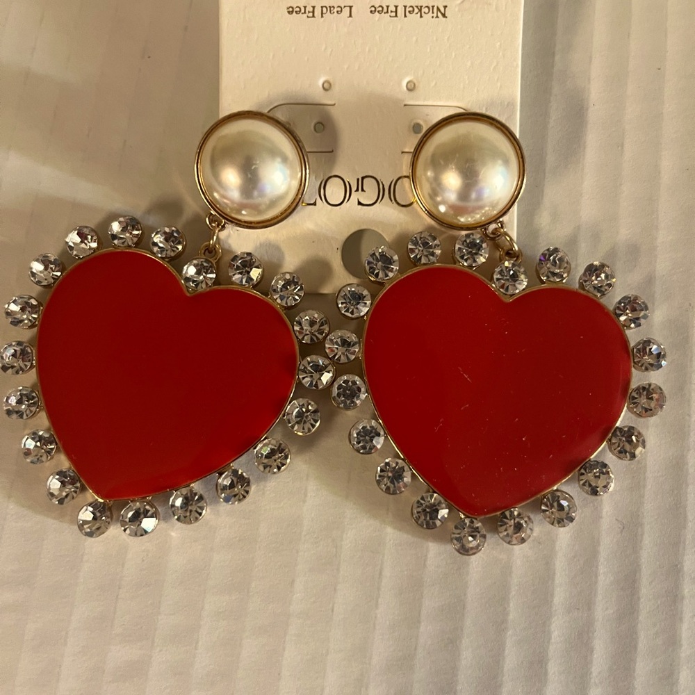 Coral earrings